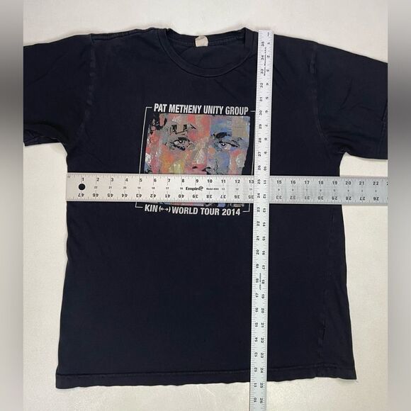 Pat Metheny Unity Group Kin World Tour 2014 Graphic T-shirt Women Medium Black - Picture 7 of 7